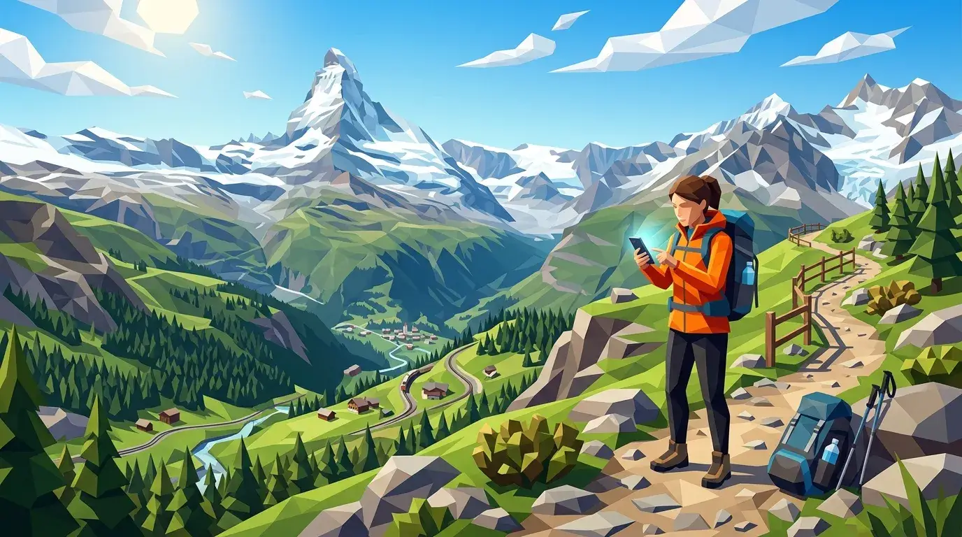 Unlimited eSIM Schweiz in den Alpen