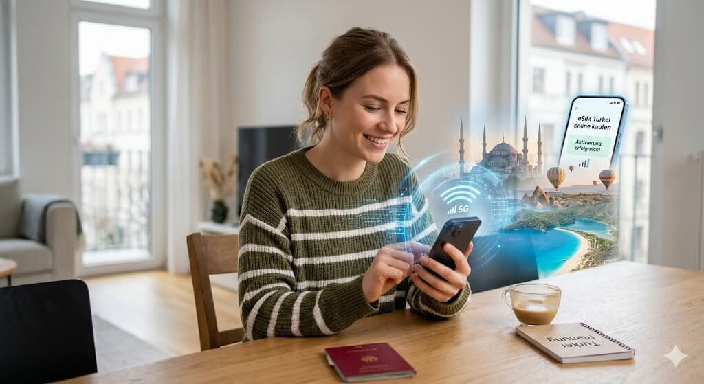eSIM Türkei :Online kaufen und günstig surfen